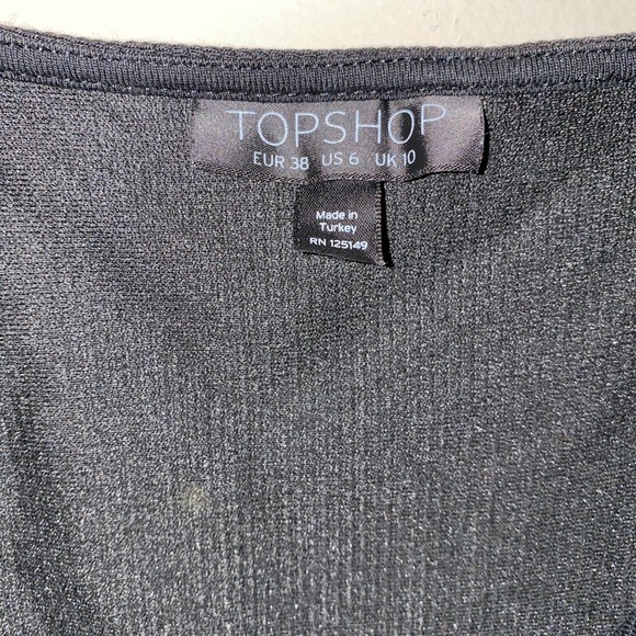 Topshop deep V neck bodysuit - Picture 4 of 5